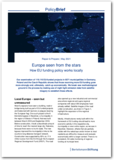 Cover Europe seen from the stars
